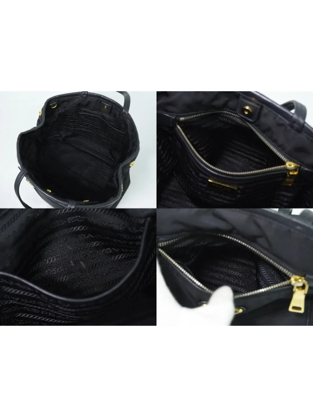 Prada Tessuto Tote Nylon Black